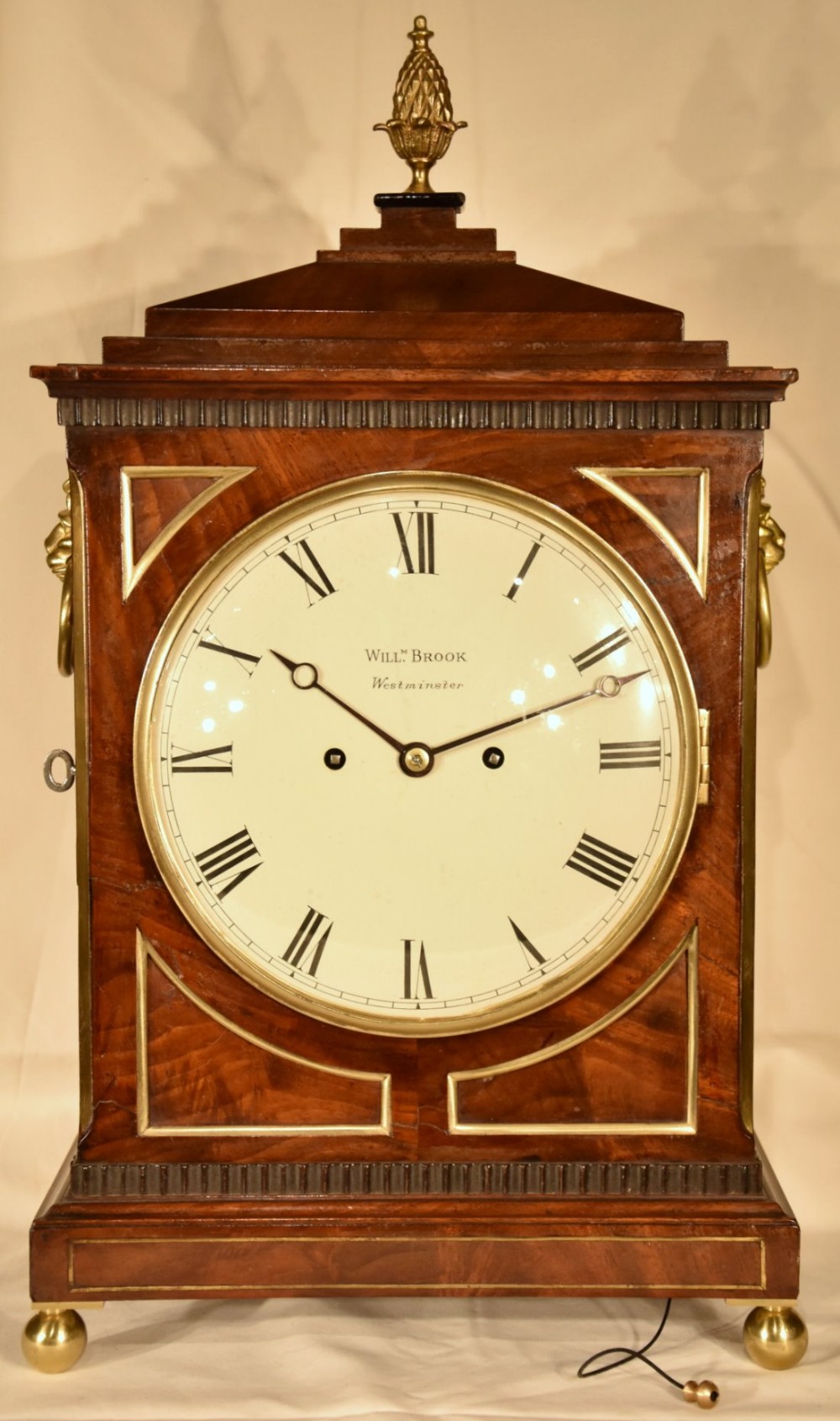 A Regency Striking Bracket Clock