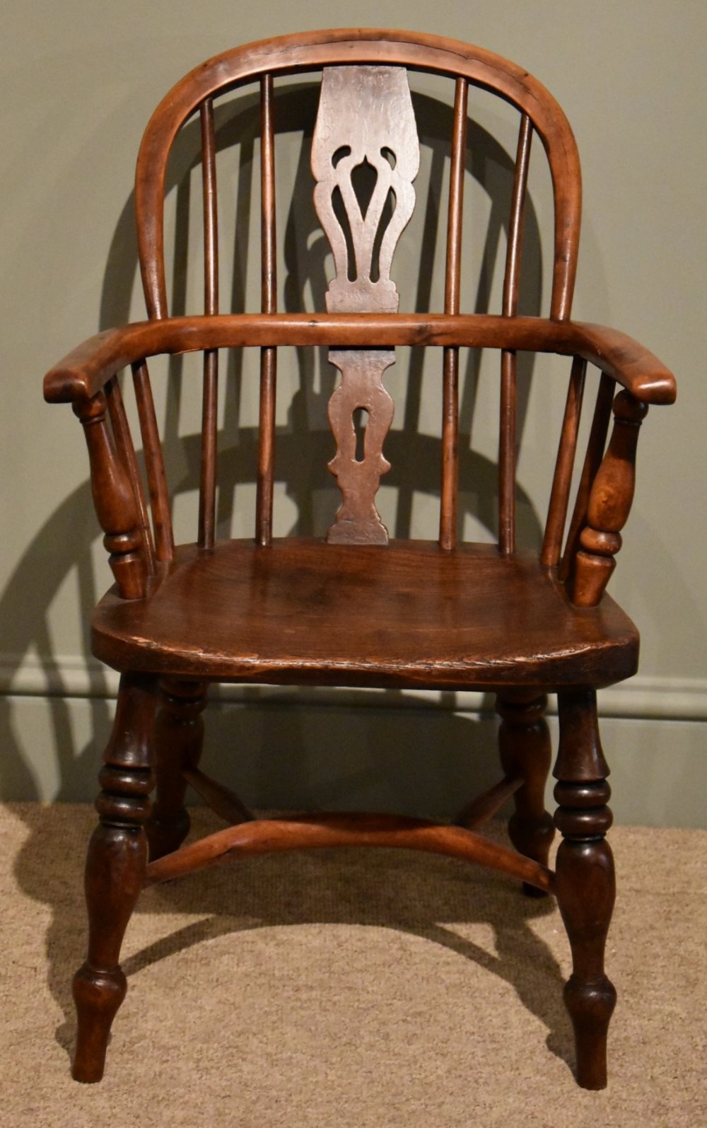 A Yew Wood and Elm Childs Chair 