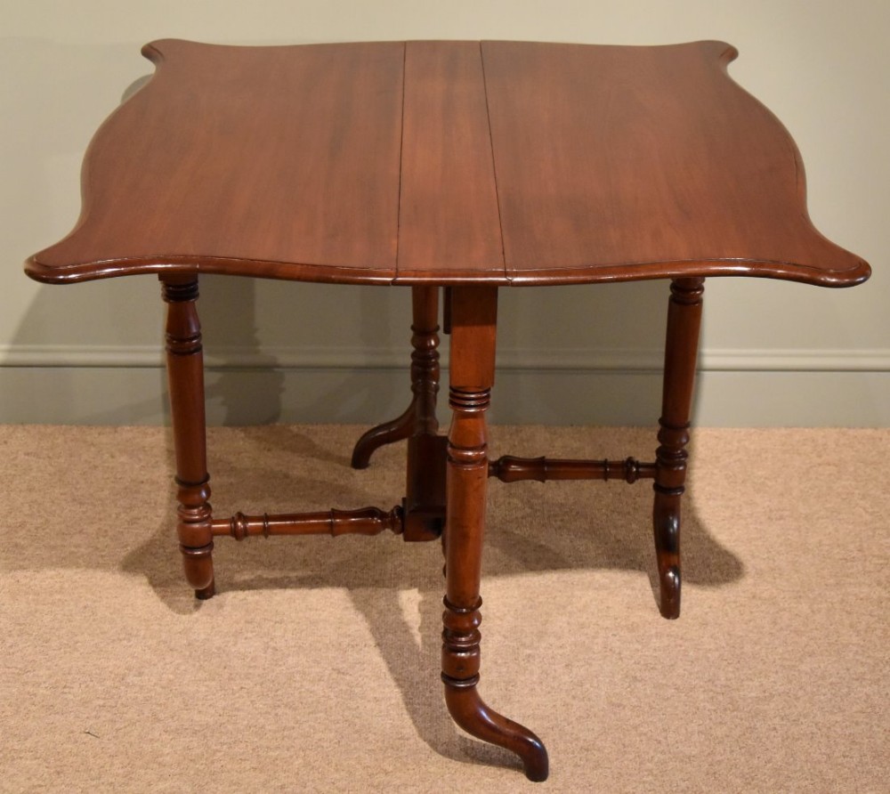 A Mid 19th Century Mahogany Butterfly Sutherland Table 