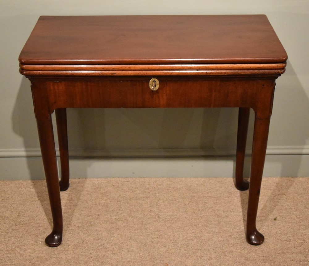 George II Mahogany Triple Top Games Table
