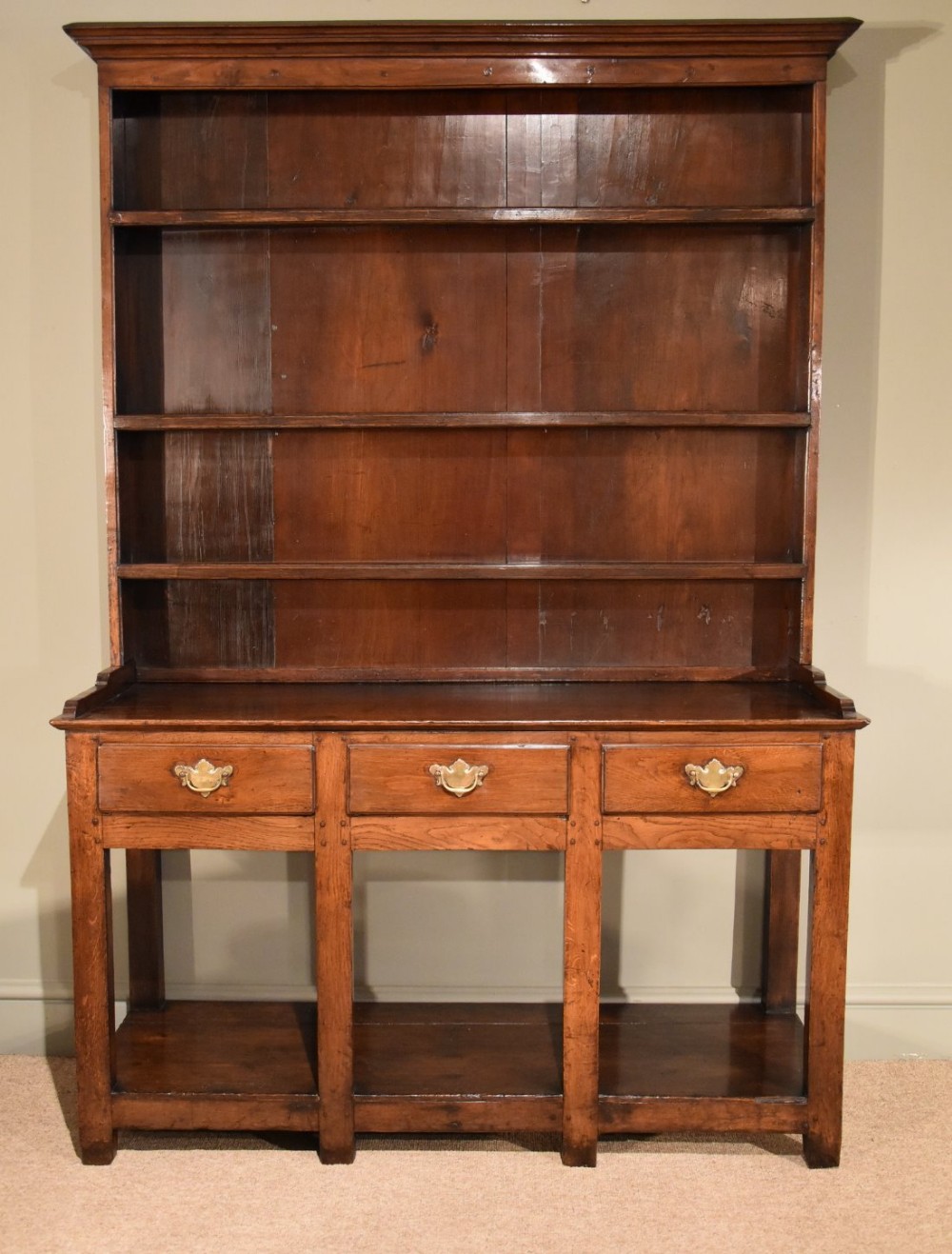An Attractive West Country Oak Dresser 