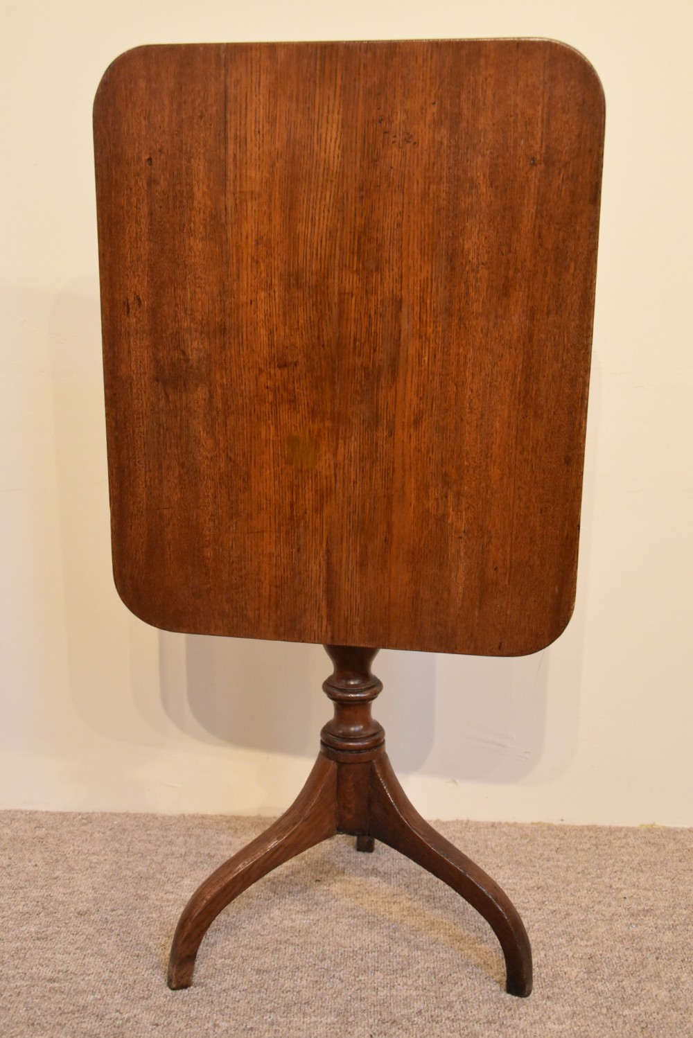 Late Georgian Oak Tilt Top Table