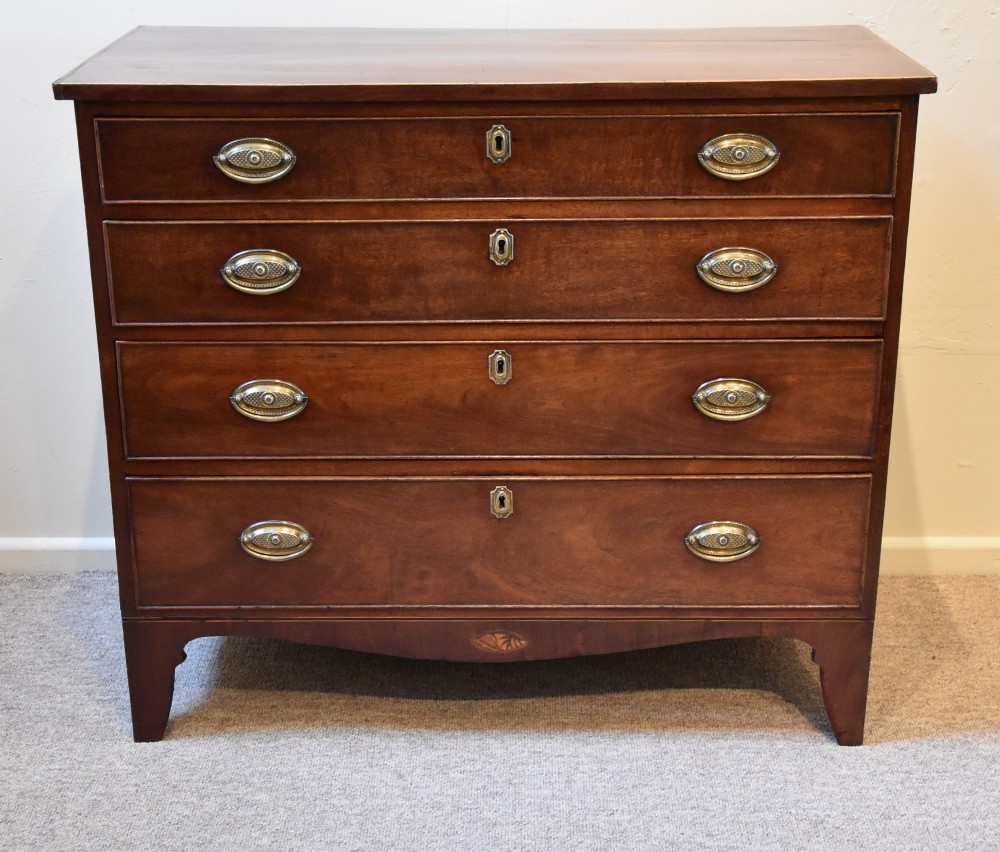 An Attractive George III Mahogany Chest of Drawers