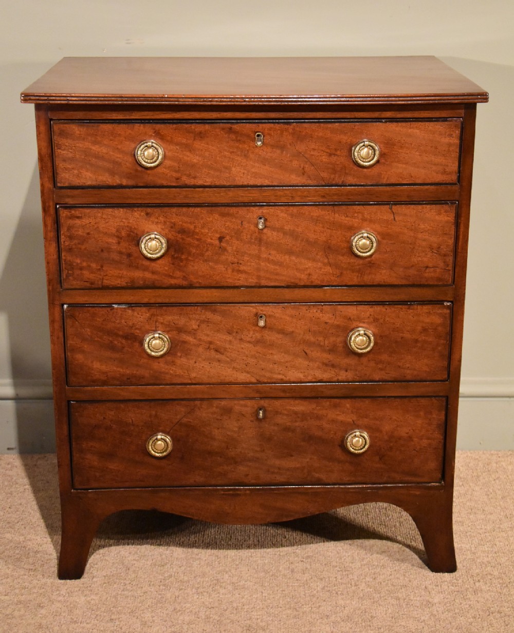 A Small Early 19th Century Mahogany Chest of Drawers 