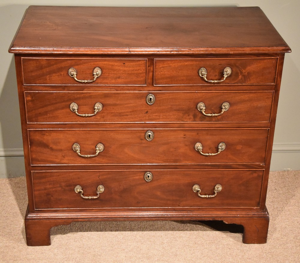 An Attractive George III Mahogany Chest of Drawers