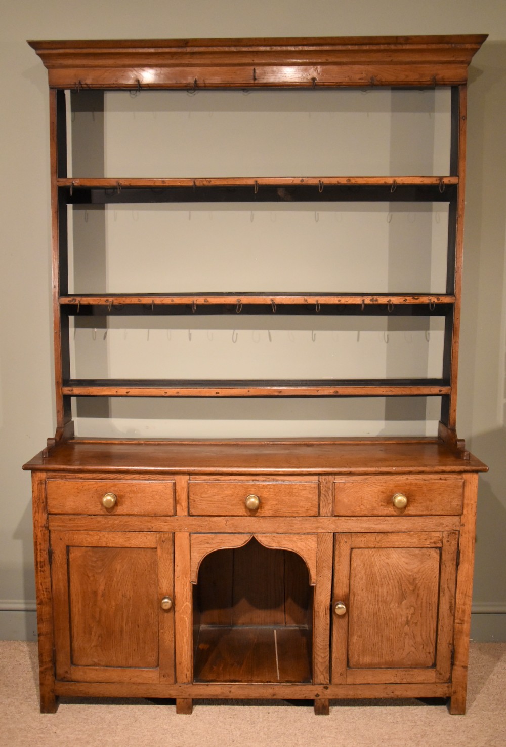 A Small Late Georgian Oak Dog Kennel Dresser
