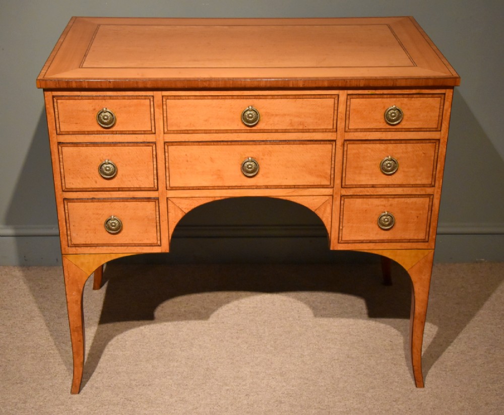 A Very Fine Late 18th Century George III Sheraton Period West Indian Satinwood