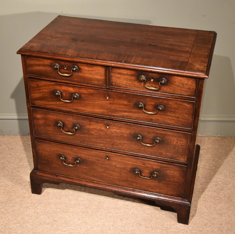 A Small 18th Century Mahogany Chest of Drawers 