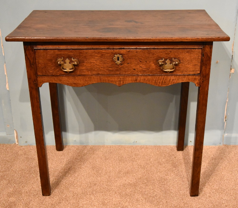 Georgian Country Oak Side Table
