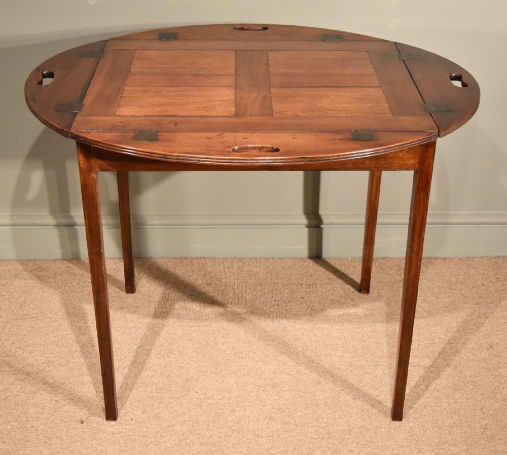 A Good George III Mahogany Butlers Tray 