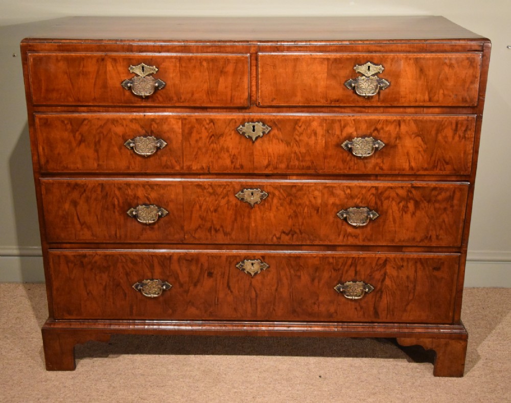 George II Walnut Chest of Drawers