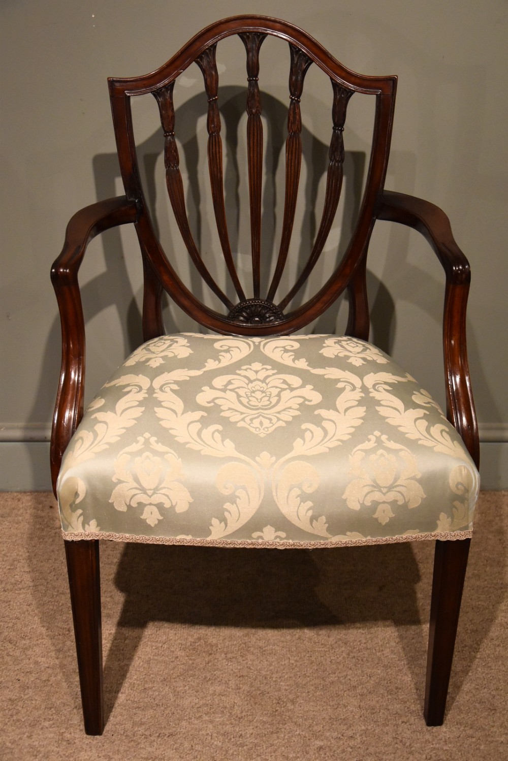 A Late 18th Century Hepplewhite Design Armchair
