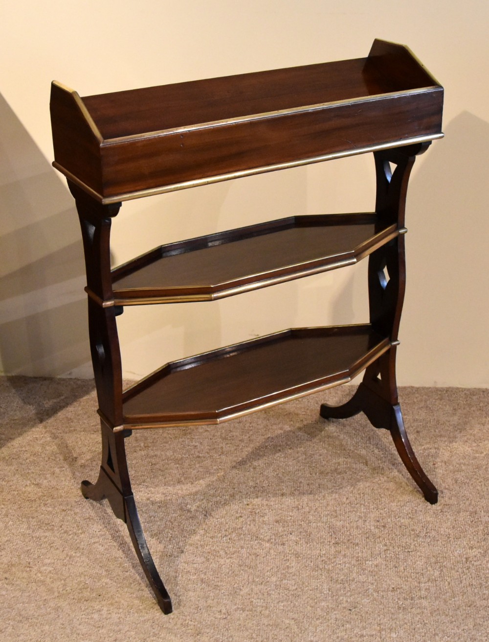 A Late 19th Century Book Trough and Shelves
