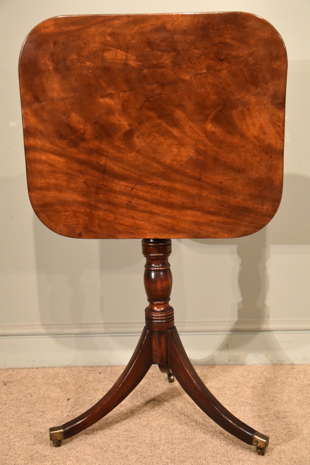 An early 19th Century Mahogany Tripod Table