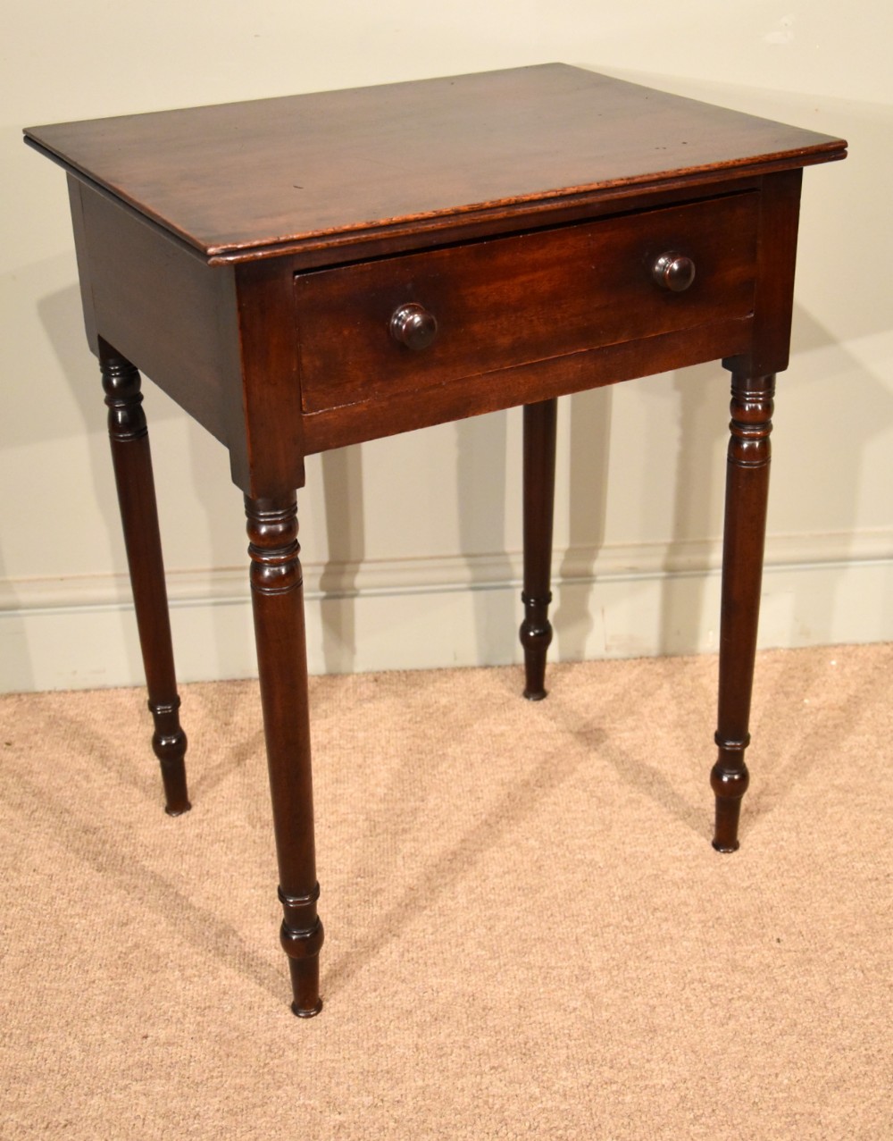 An Elegant Regency Period Mahogany Side Table