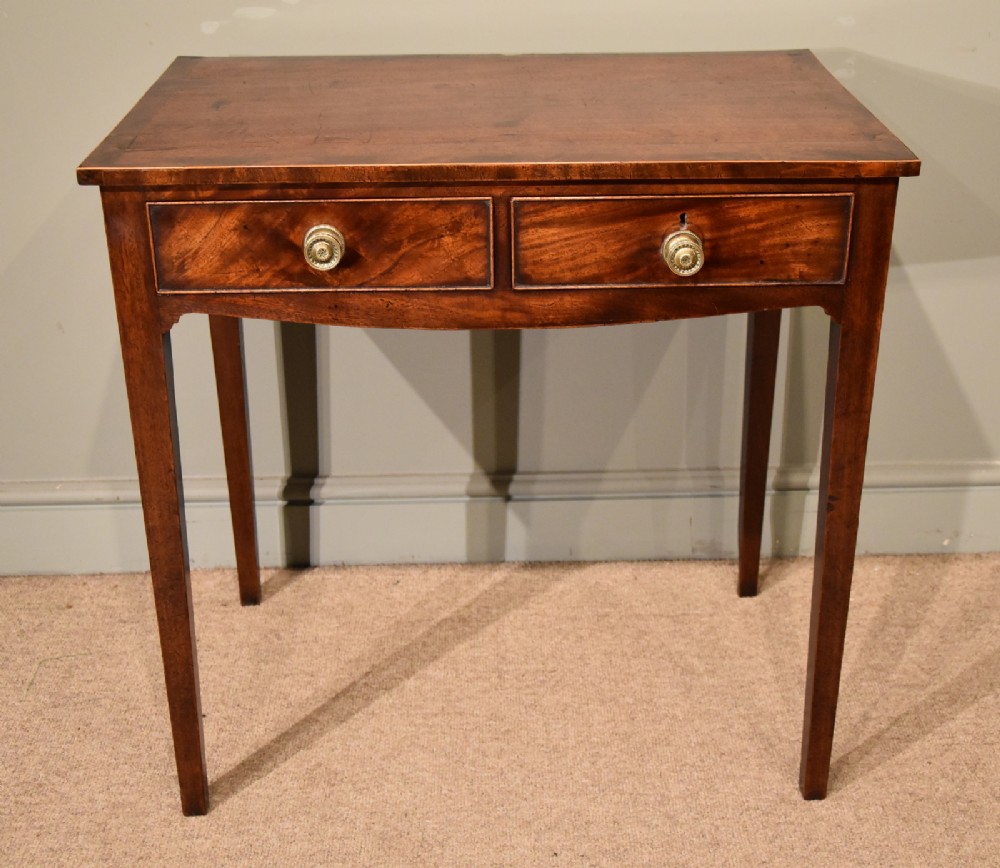 An Attractive George III Mahogany Side Table