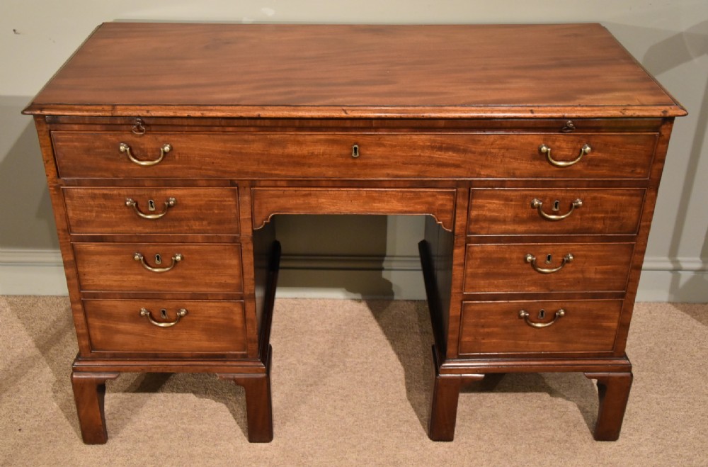 A Fabulous George III Mahogany Kneehole Desk 