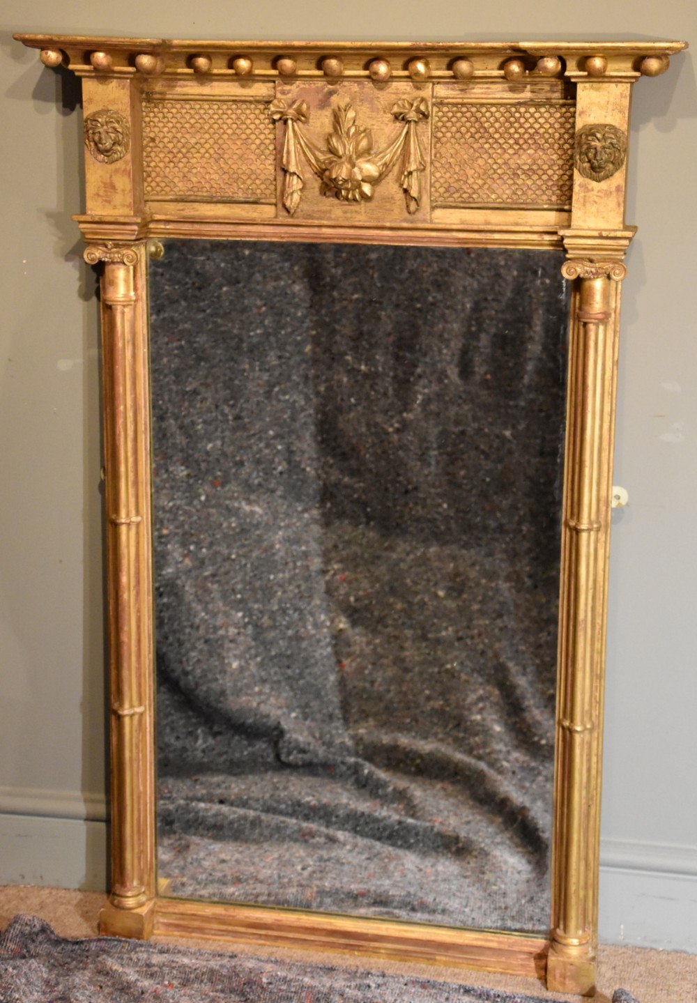 Late 19th Century Giltwood Pier Mirror