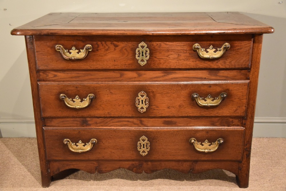 French Chestnut Commode Chest of Drawers 