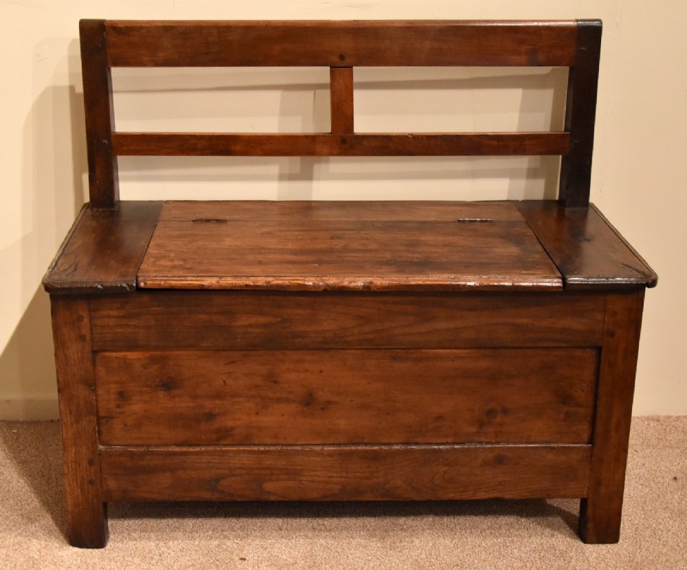 A Mid Nineteenth Century Cherry Wood Bench 