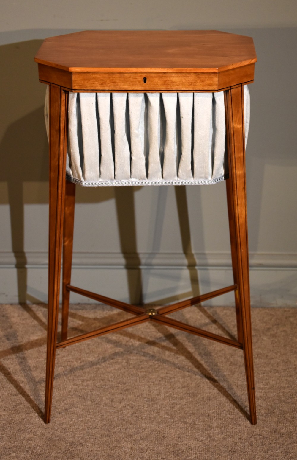 Late 19th Century Satinwood Work Table