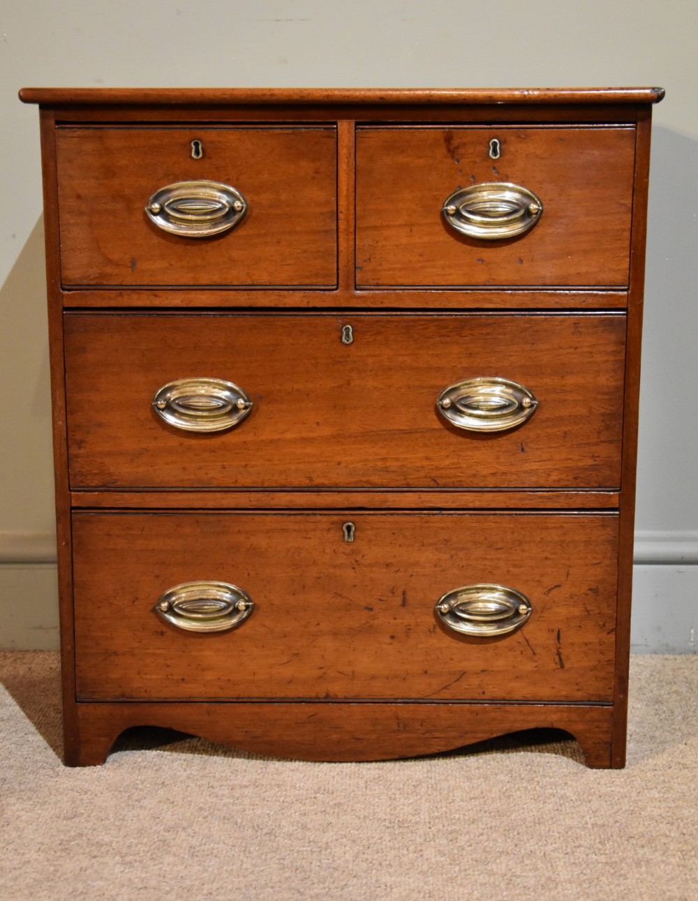 A Lovely Miniature Mahogany Chest of Drawers