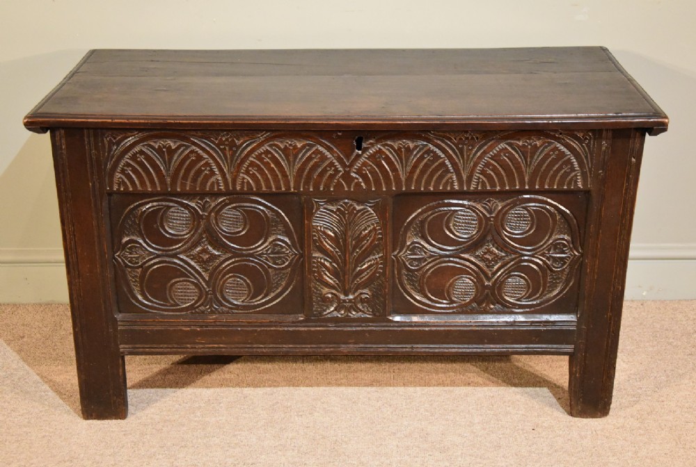 A Stunning Restoration Period Oak Coffer 