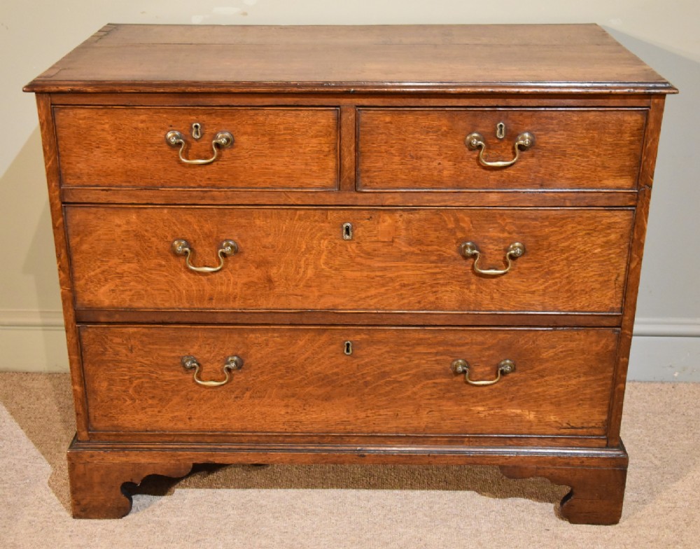A George III Country Oak Chest of Drawers 
