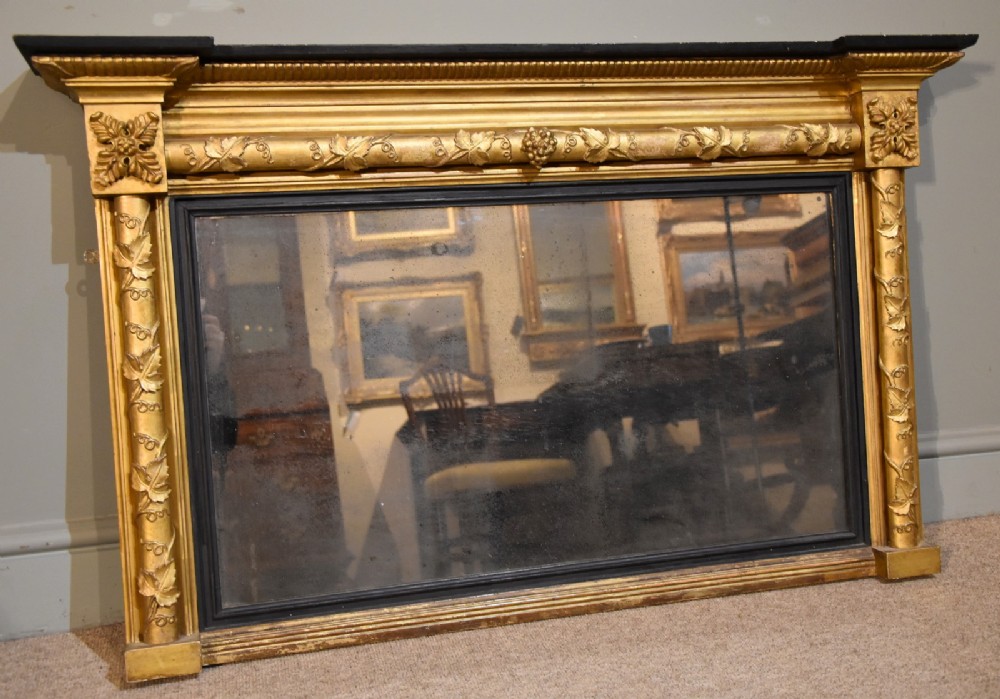 An Attractive Regency Overmantle Mirror