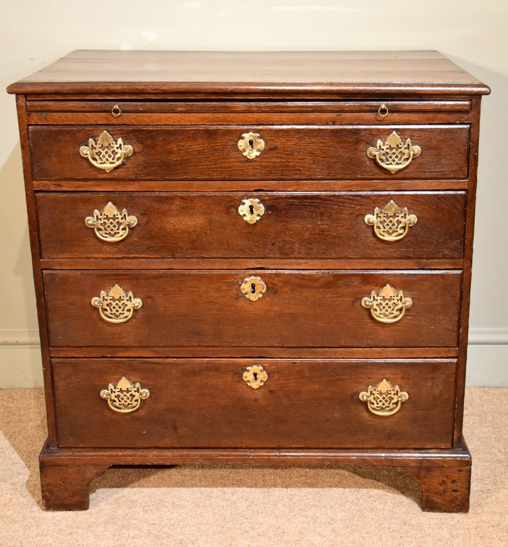 A George III Small Country Oak Chest of Drawers 