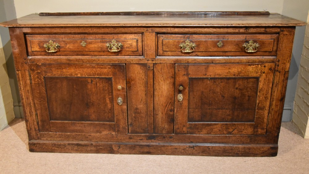 An Elegant George III Oak Dresser Base