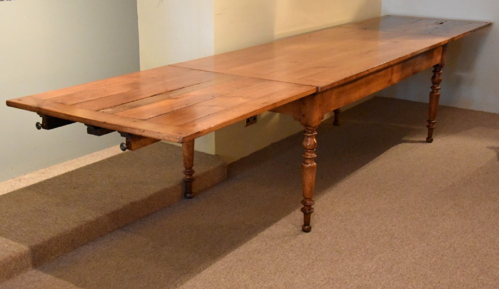 French Farmhouse Table Dining Table Cherrywood Large