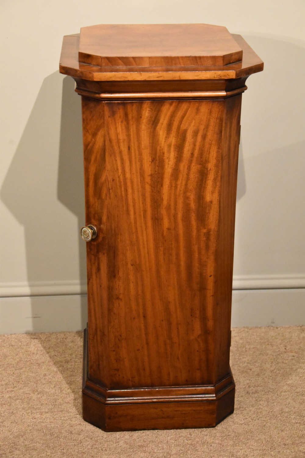 A Handsome George IV Mahogany Pedestal Cupboard