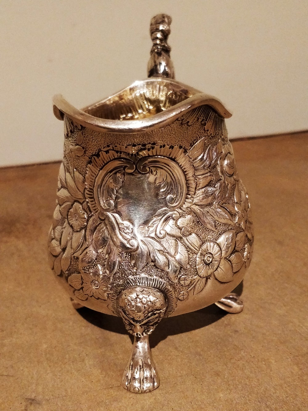 Superb Huguenot Style Cream Jug  View IV