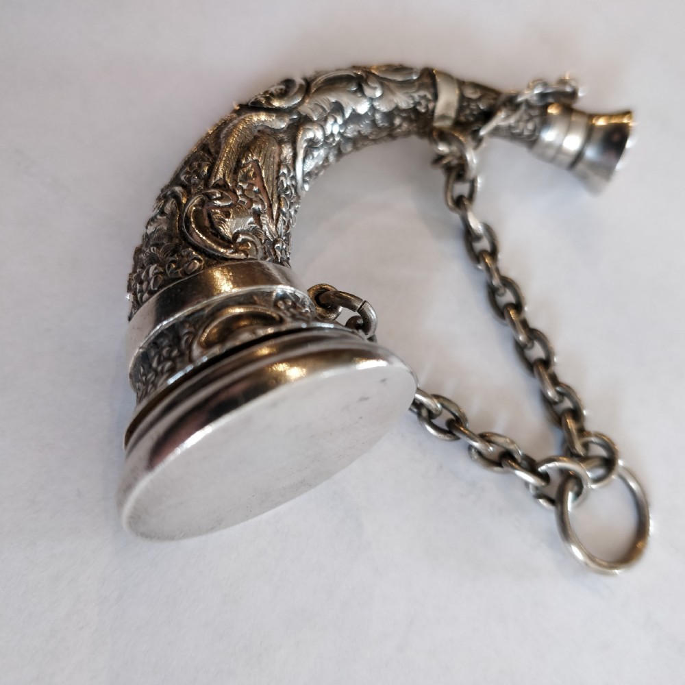 Sampson Mordan Silver Vinaigrette and Scent Bottle View II