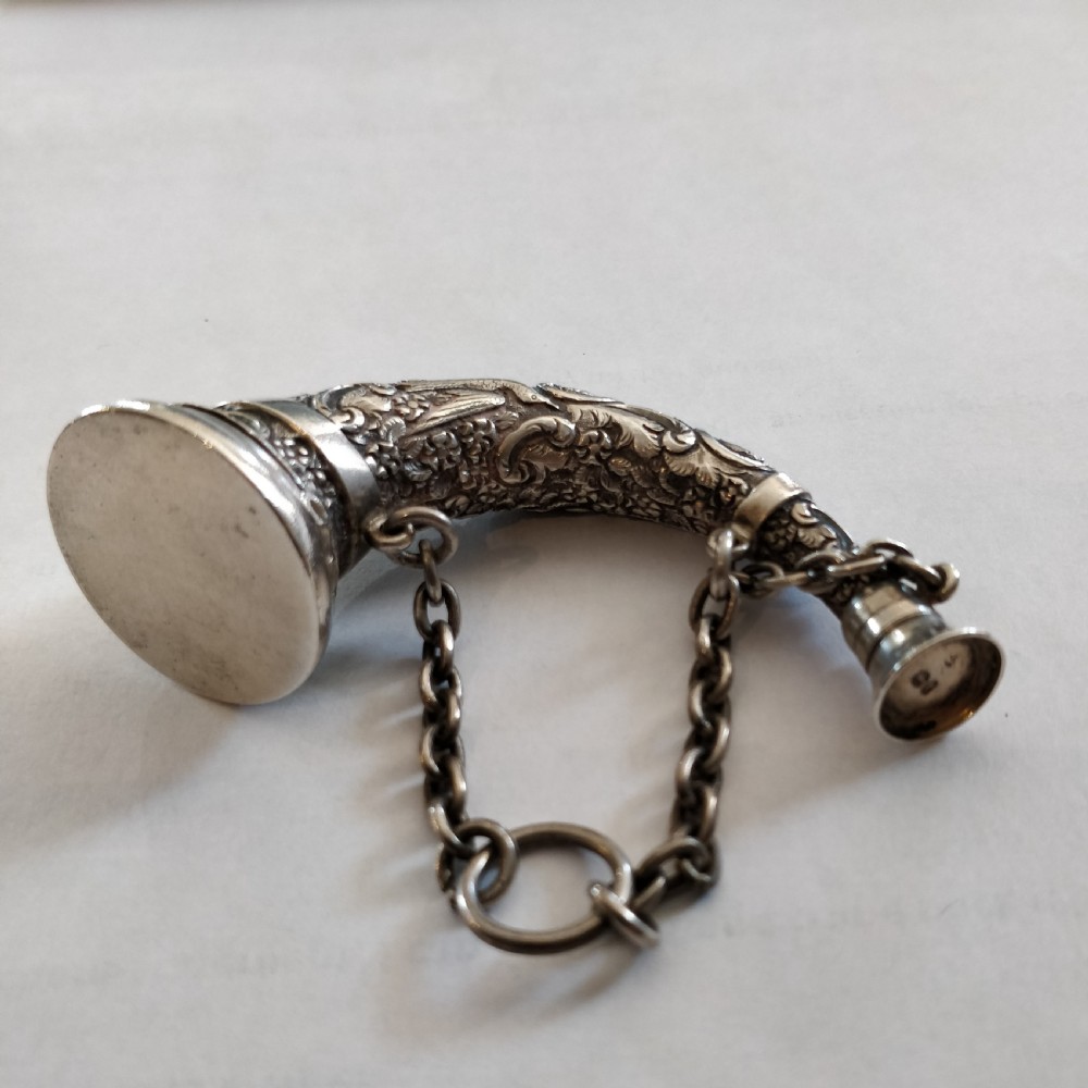 Sampson Mordan Silver Vinaigrette and Scent Bottle View VII