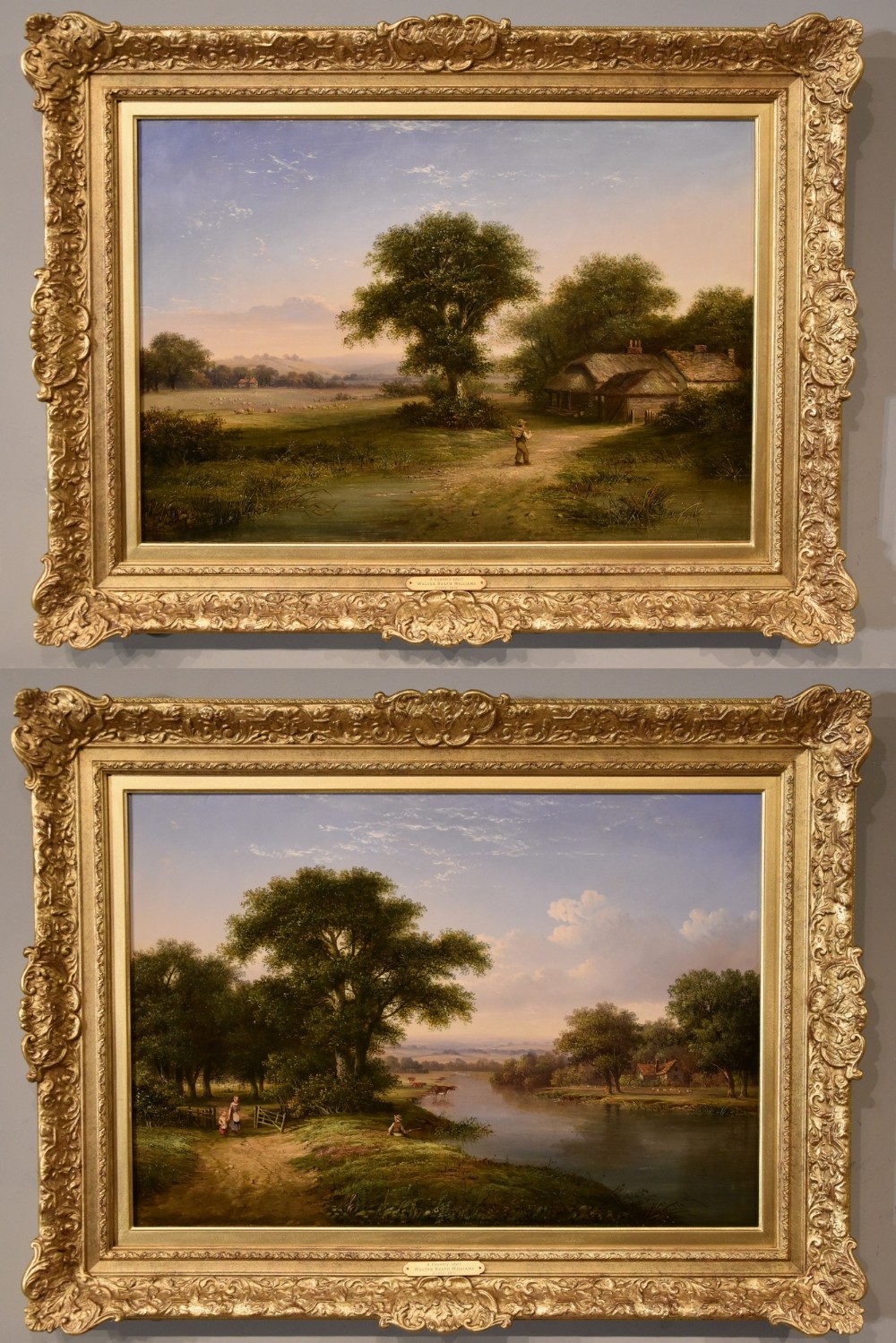 Oil Painting Pair by Walter Heath Williams 