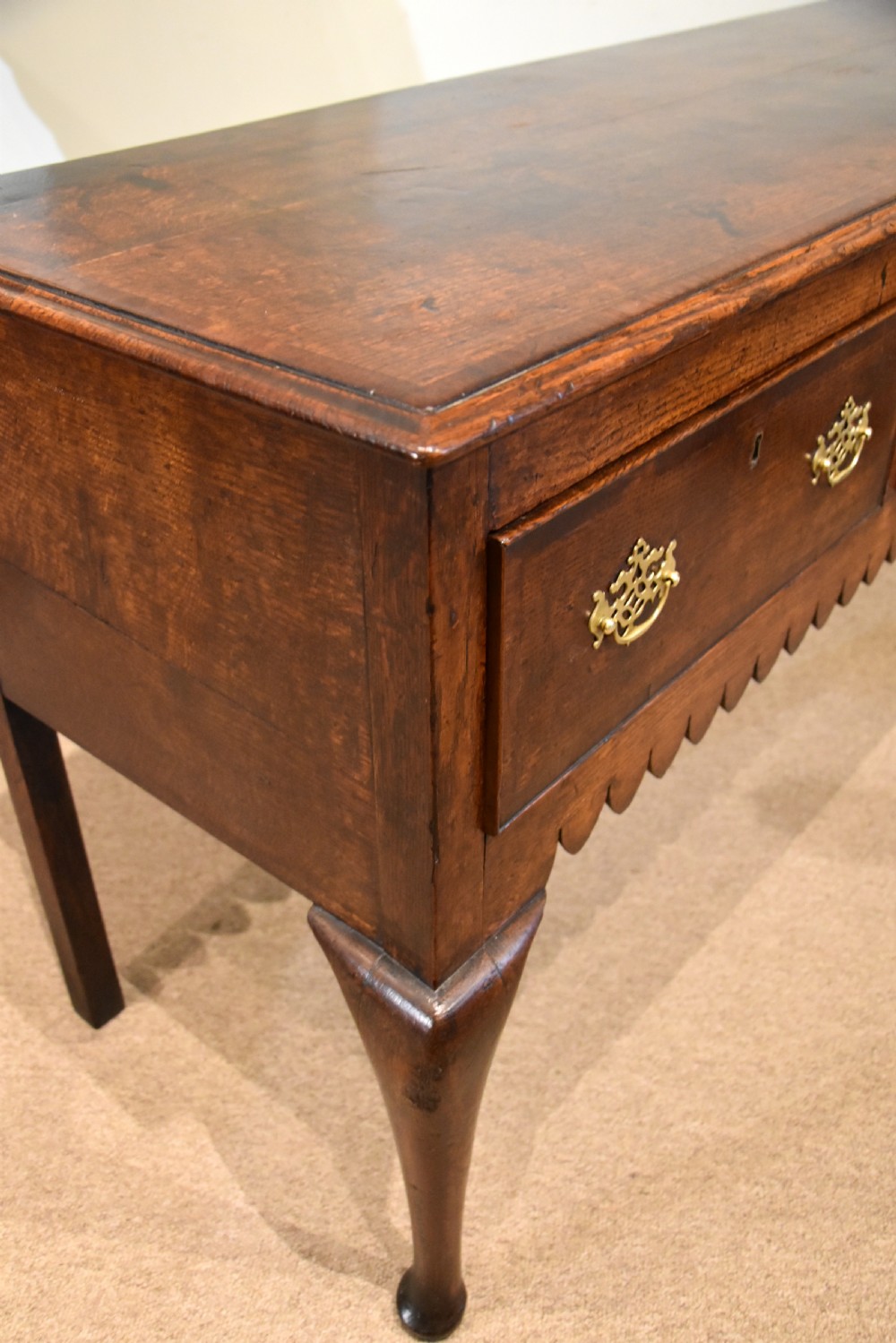 George II Oak Dresser With Scalloped Edge View VII