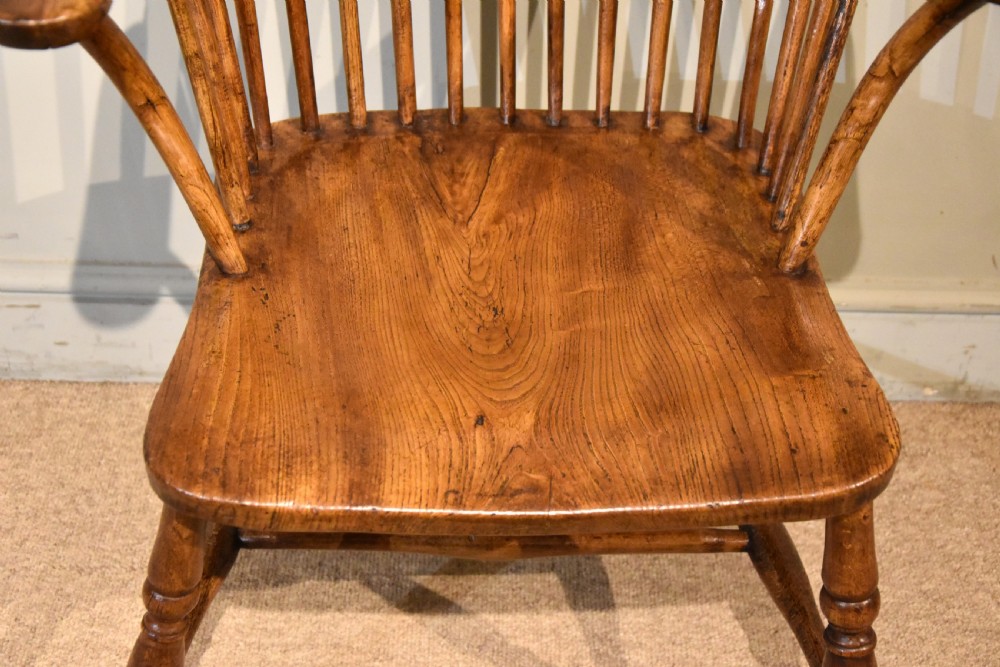 19th Century Elm and Ash Country Armchair View VI
