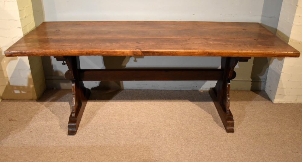 18th Century Beech Wood Farmhouse Dining Table