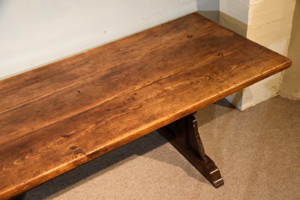 18th Century Beech Wood Farmhouse Dining Table View IV