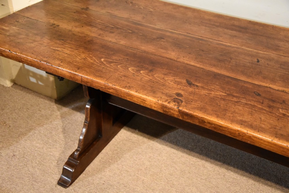18th Century Beech Wood Farmhouse Dining Table View VII