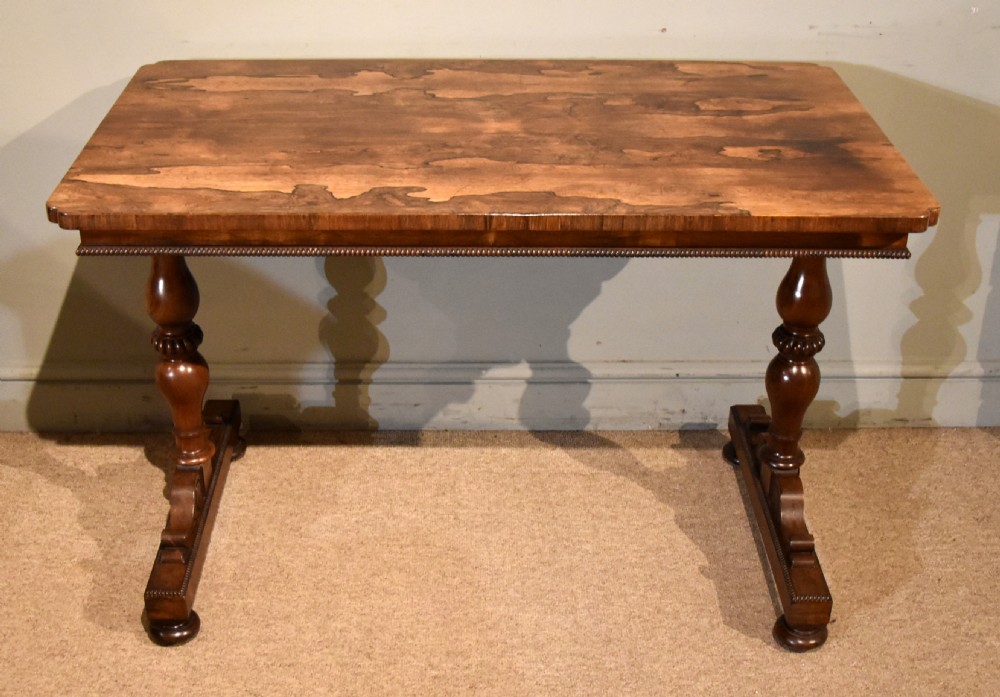 Regency Rosewood Library Table made by Gillows of London View II