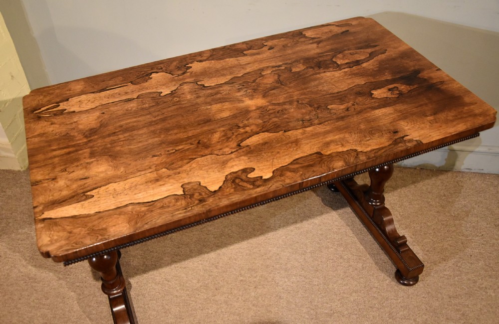 Regency Rosewood Library Table made by Gillows of London View III