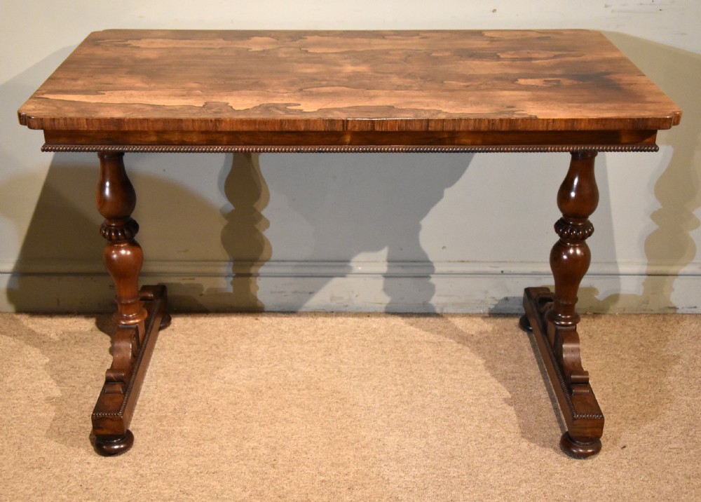Regency Rosewood Library Table made by Gillows of London View IV