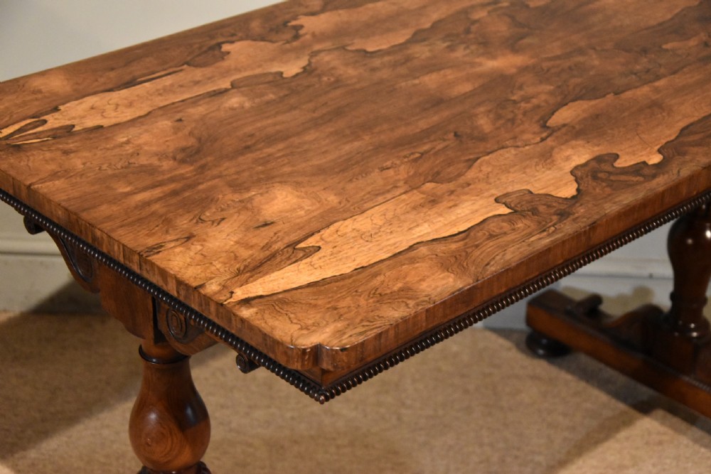 Regency Rosewood Library Table made by Gillows of London View VIII