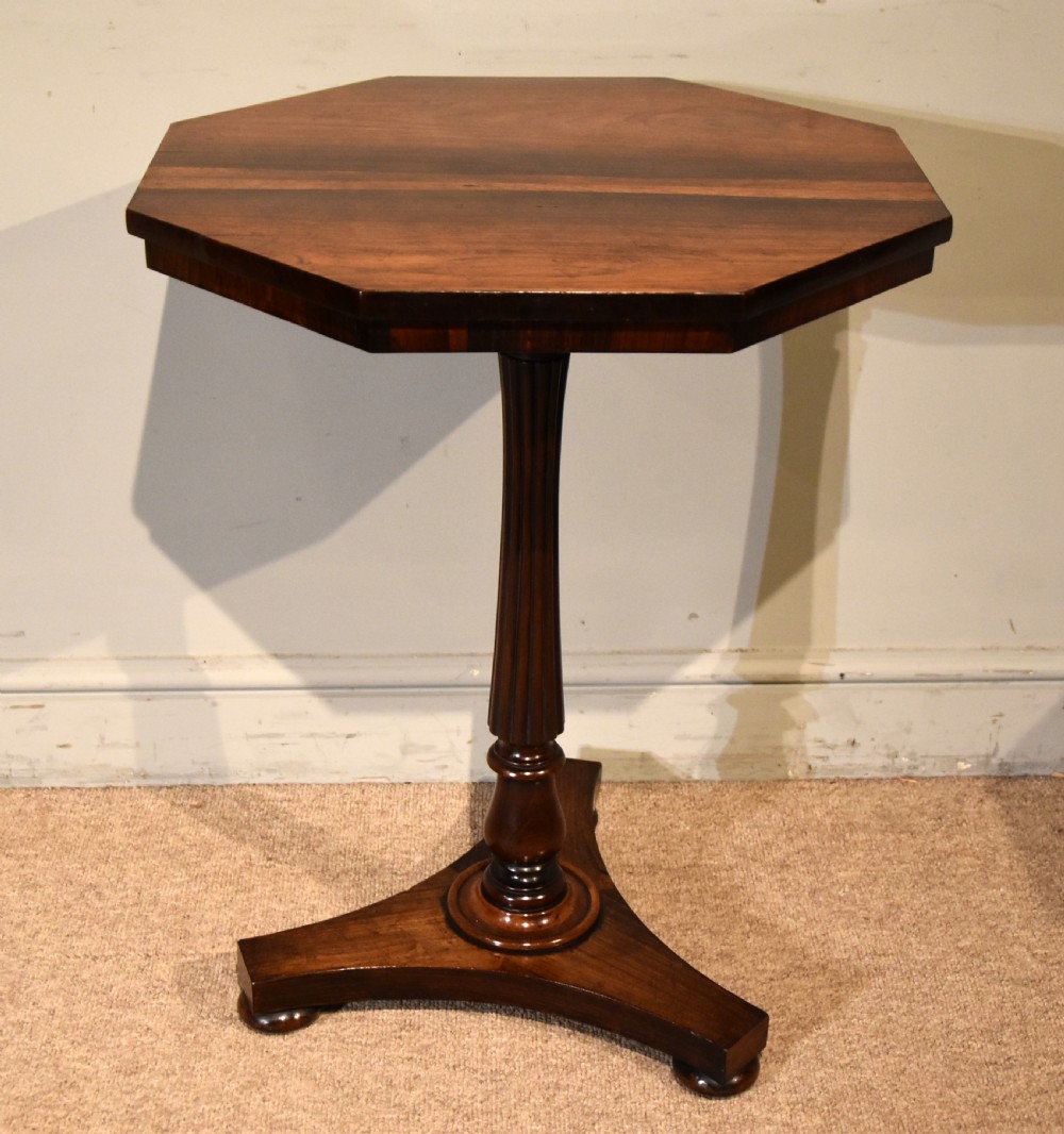 Rosewood Regency Occasional Lamp Table.