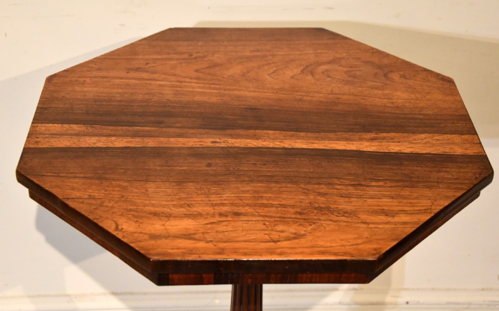 Rosewood Regency Occasional Lamp Table. View II