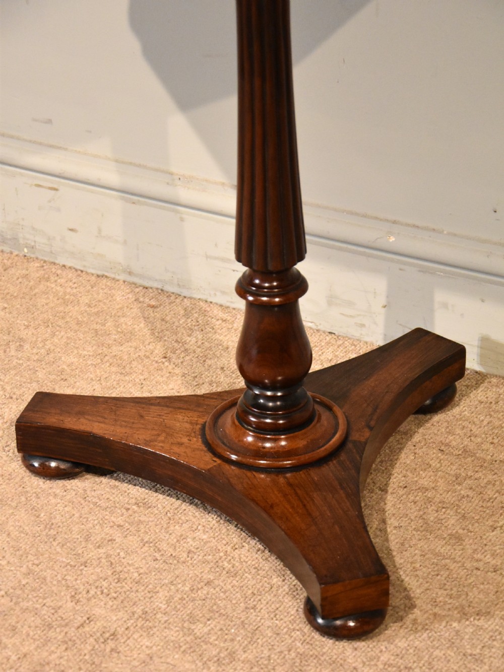 Rosewood Regency Occasional Lamp Table. View IV