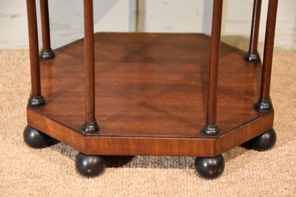 Small Regency Mahogany Etagere View VI